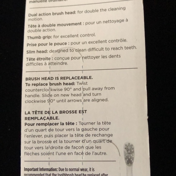 🪥🦷 Crest SpinBrush Pro•Clean•Net 2 replace moving heads battery toothbrush - Picture 6 of 8
